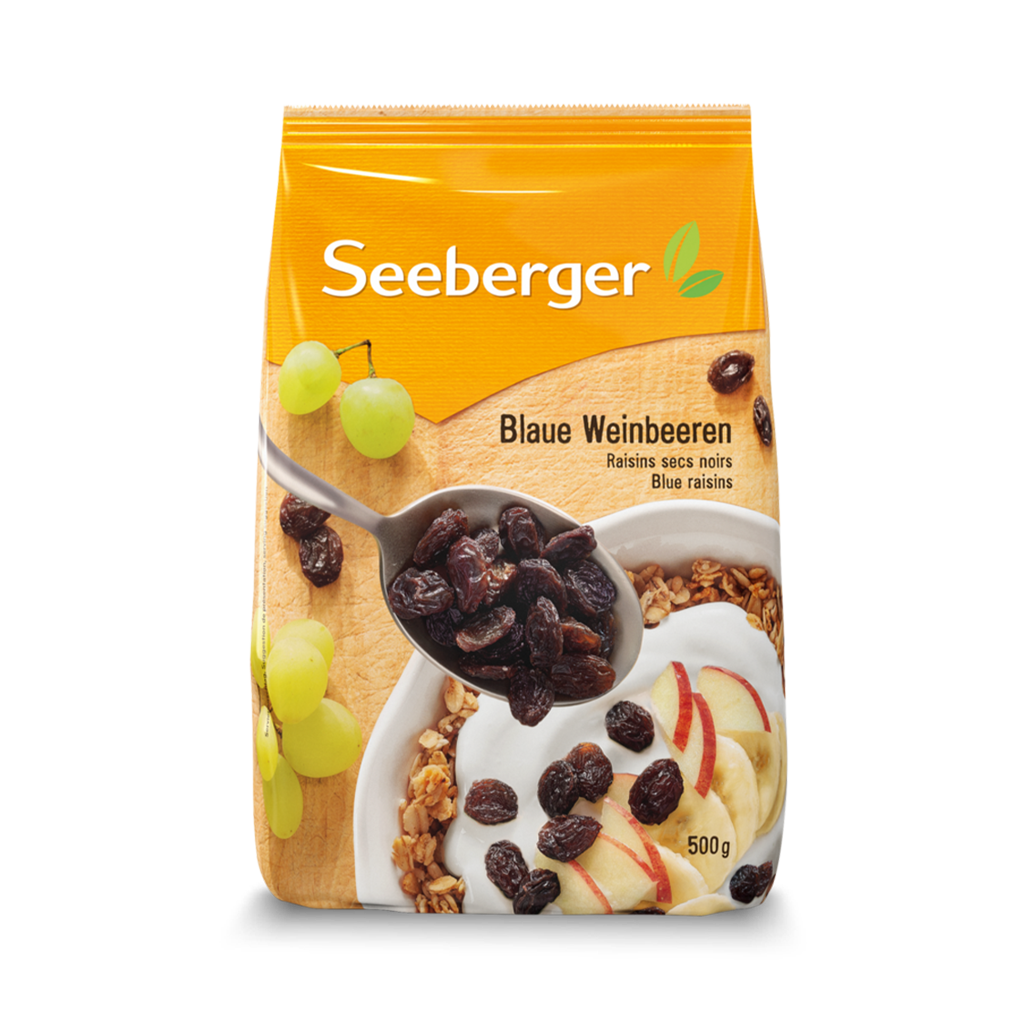 Seeberger Blaue Weinbeeren 500g
