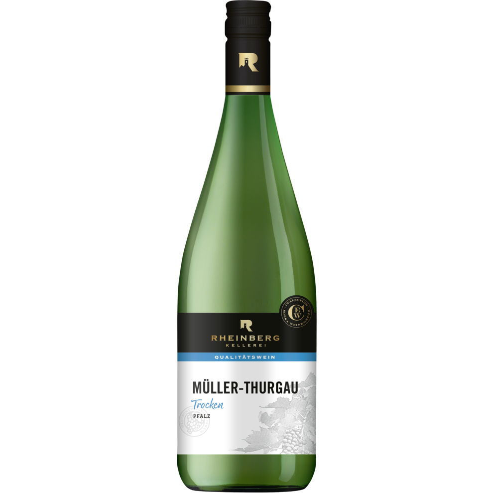 Rheinberg Kellerei Müller Thurgau weiß Pfalz trocken QbA 1l