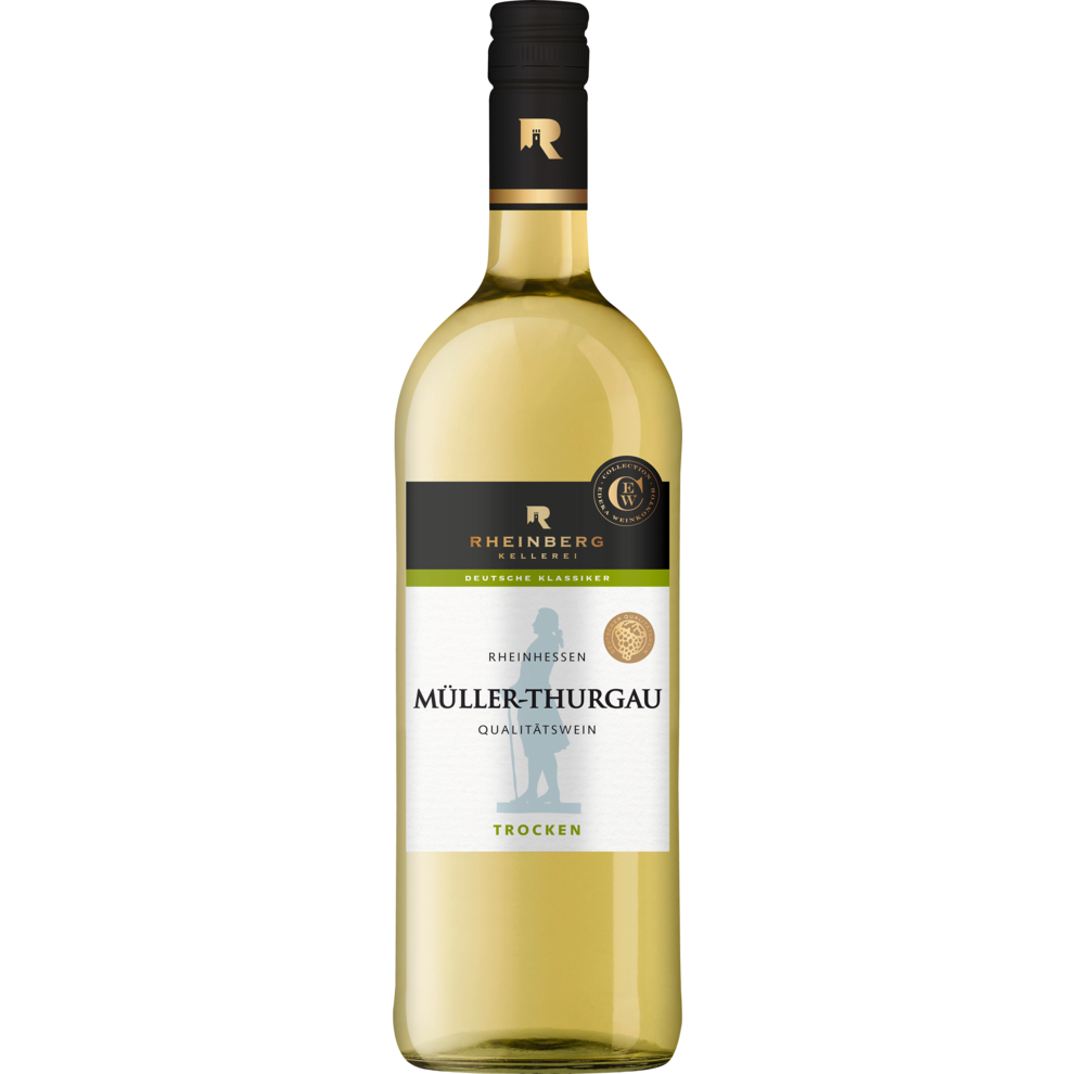 Rheinberg Kellerei Müller Thurgau QbA weiß Rheinhessen trocken 1l