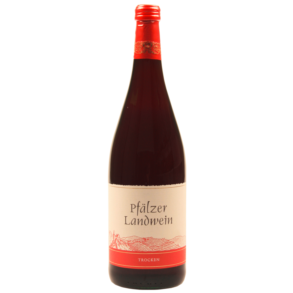 Pfälzer Landwein rot trocken 1l