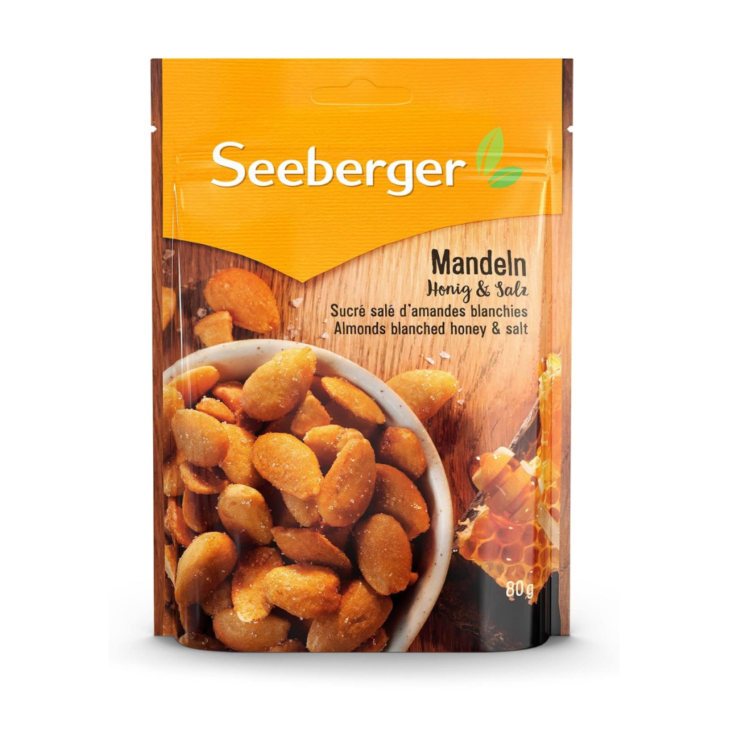 Seeberger Blanchierte Mandeln Honig & Salz 80g