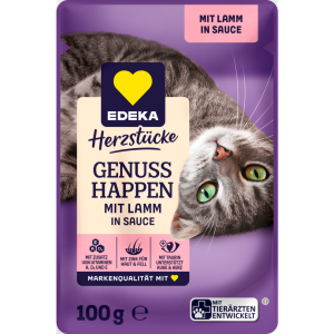 EDEKA Genuss Happen Lamm Pouchbeutel 100g