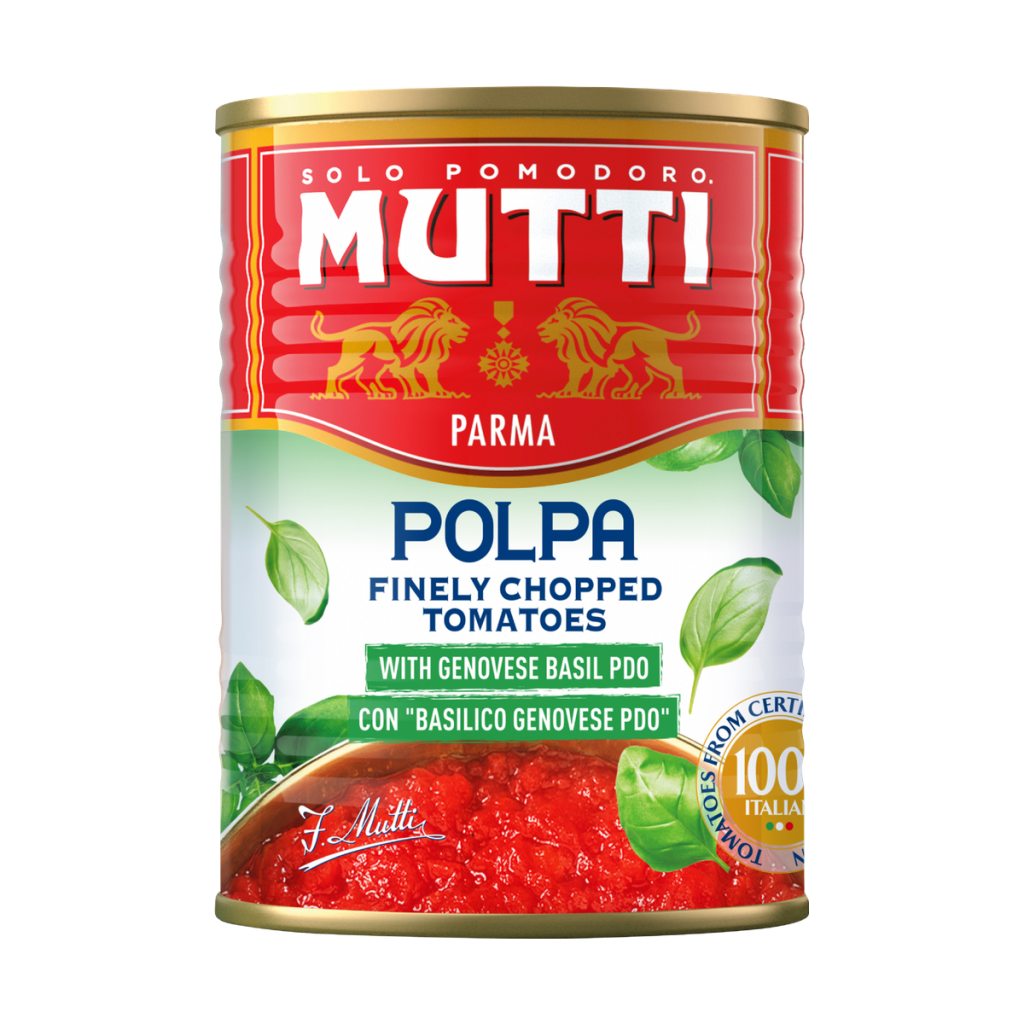 Mutti Polpa mit Basilikum 400g