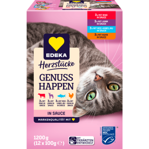 MSC EDEKA Herzstücke Genuss Happen Multi-Pack 12x100g