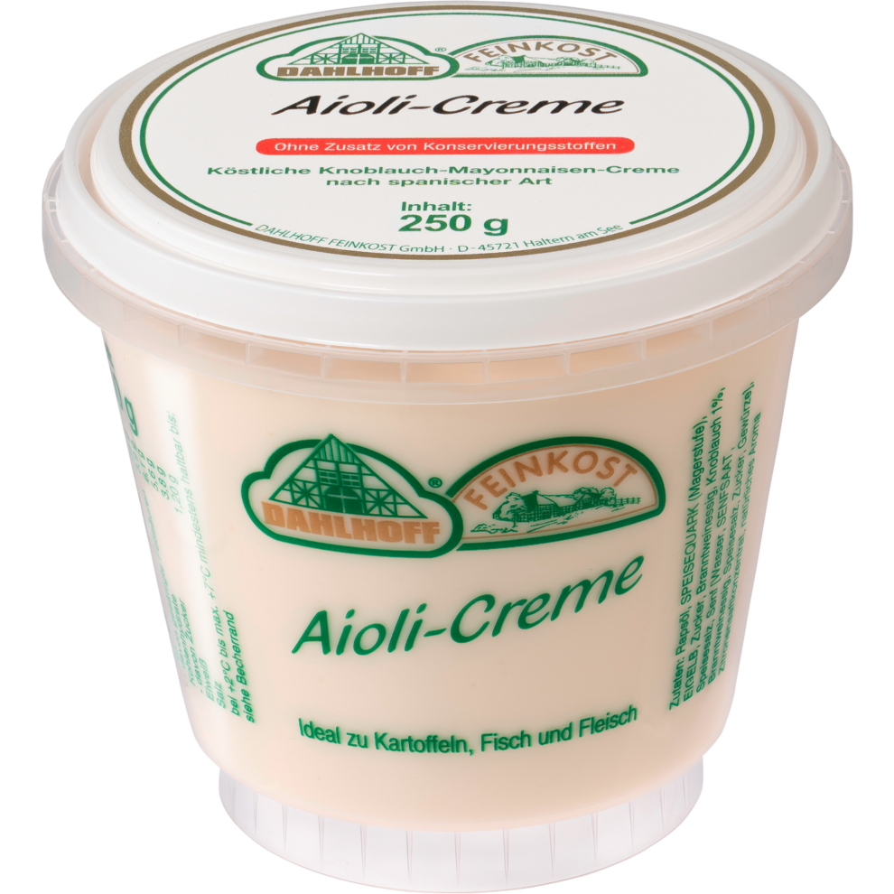 Dahlhoff Feinkost Aioli-Creme 250g