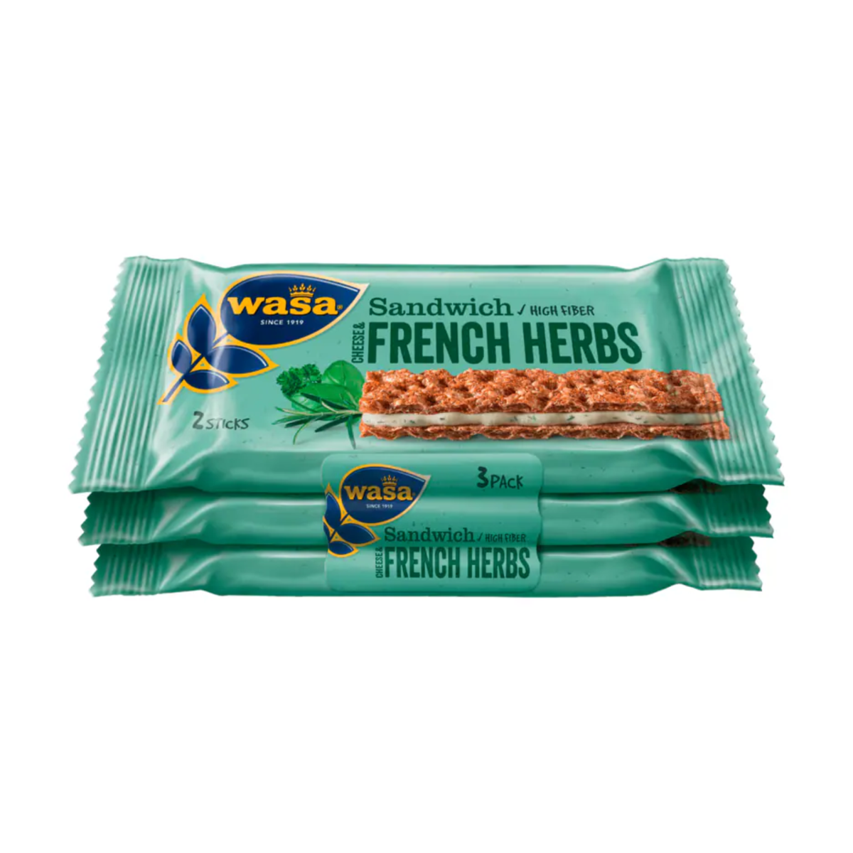 Wasa Sandwich Cheese & French Herbs 90g