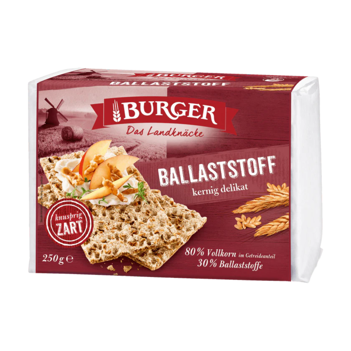 Burger Ballaststoff Knäckebrot 250g