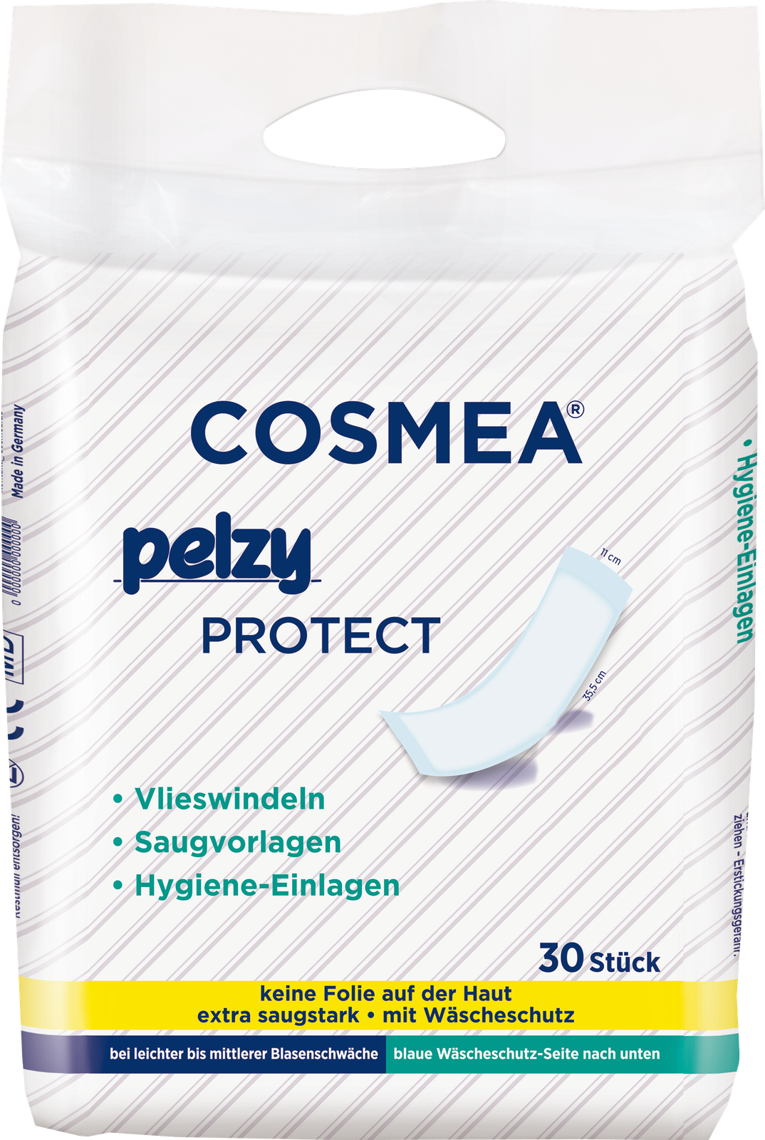 Cosmea Pelzy Vlieswindeln 30ST