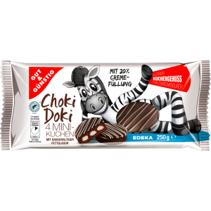 GUT&GÜNSTIG Gefüllte Mini-Kuchen 250g