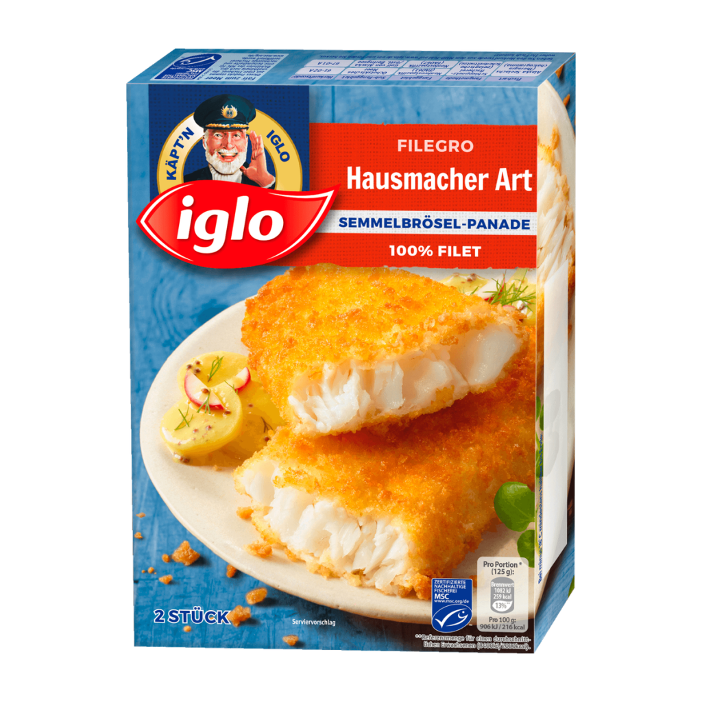 MSC Iglo Filegro Hausmacher Art Knusperpanade 250g