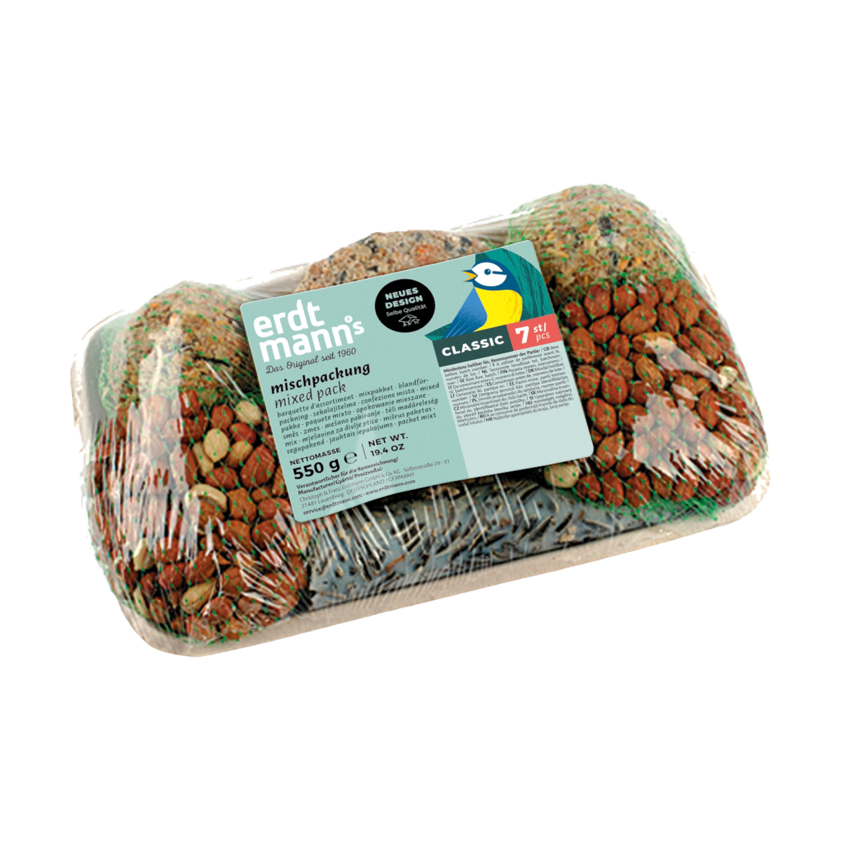 Erdtmanns Mischpackung 7-teilig 550g