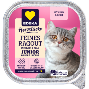 EDEKA Herzstücke Feines Ragout Junior mit Huhn&Kalb 100g