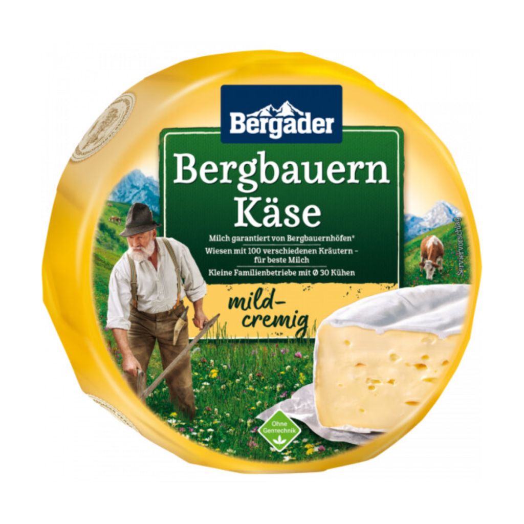 Bergader Bergbauern Minilaib Weichkäse 51% 300g