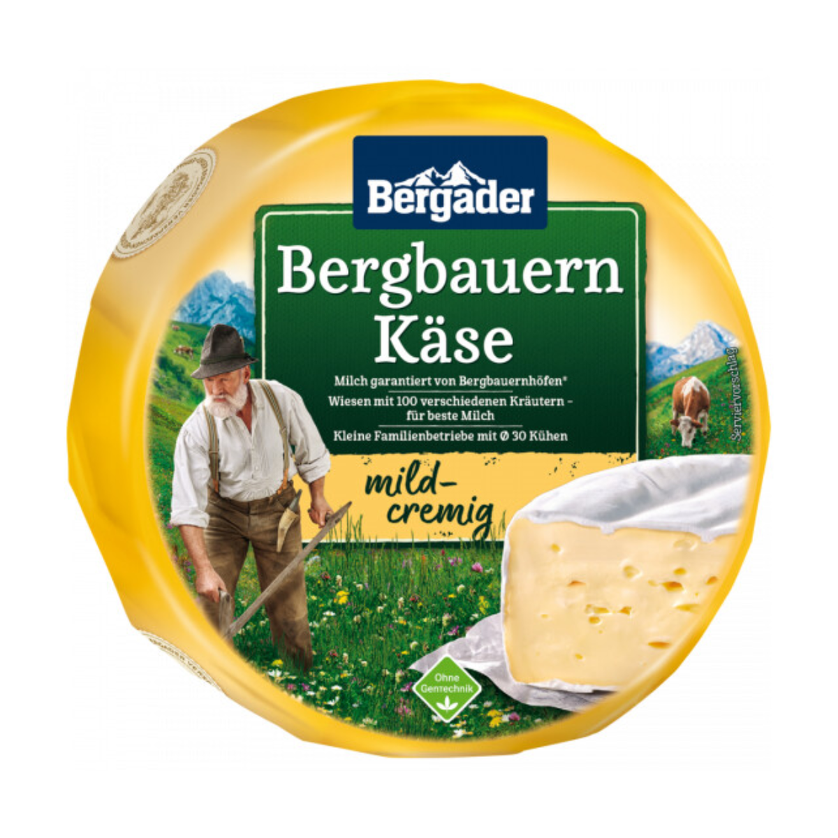 Bergader Bergbauern Minilaib Weichkäse 51% 300g