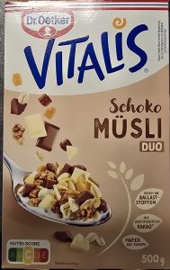 Dr.Oetker Vitalis шоколад дуо мюсли 500g