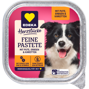 EDEKA Herzstücke Feine Pastete mit Pute,Erbsen und Karotten 300g