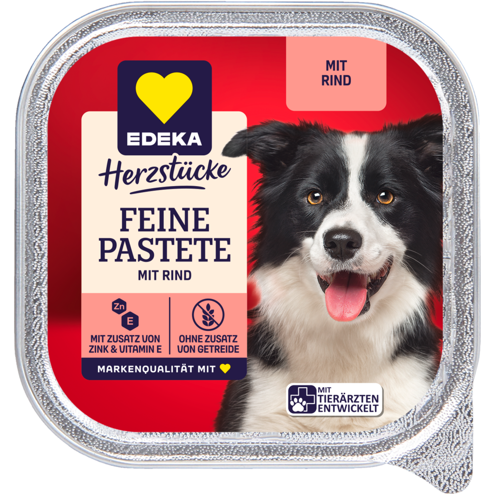EDEKA Herzstücke нежный паштет, говядина 300g