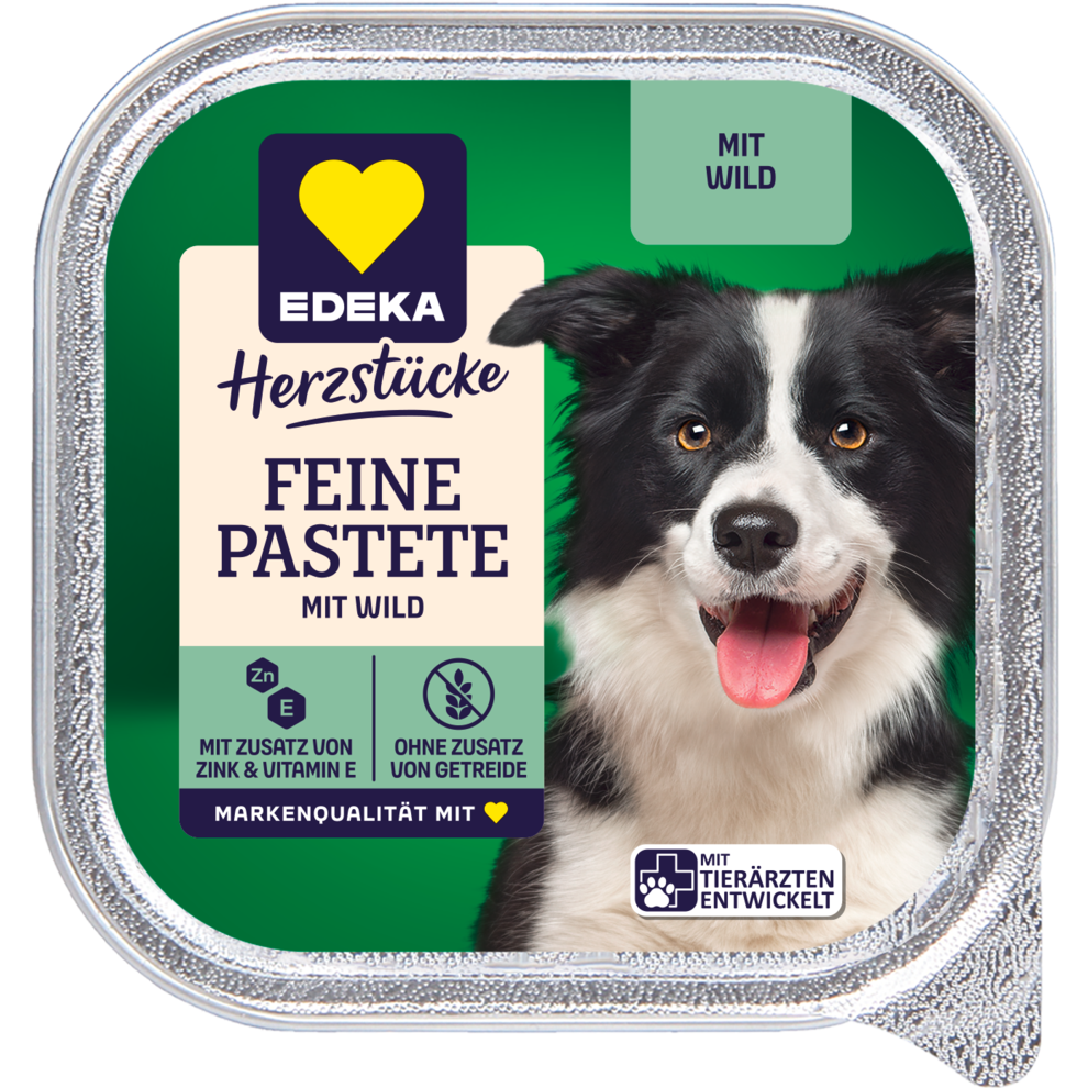 EDEKA Herzstücke нежный паштет, дичь 300g