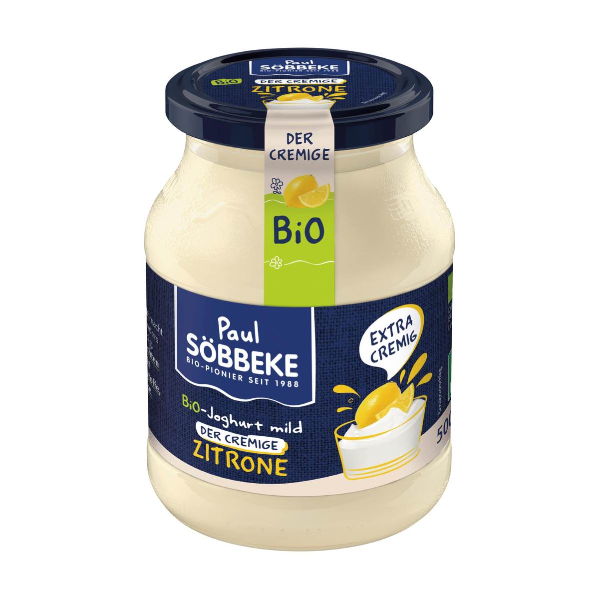 Bio Söbbeke Joghurt Zitronencreme 7,5% 500g MW