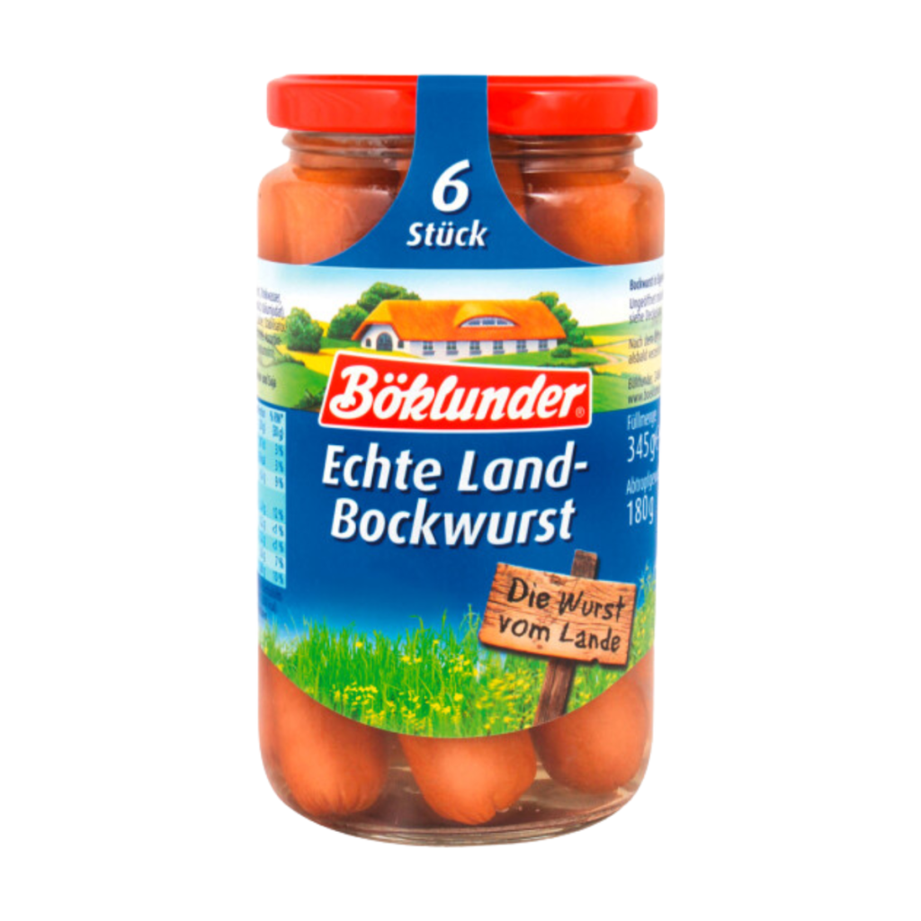 Böklunder Echte Land-Bockwurst in Eigenhaut 6ST 345g