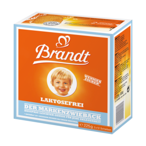 Brandt Markenzwieback laktosefrei 225g