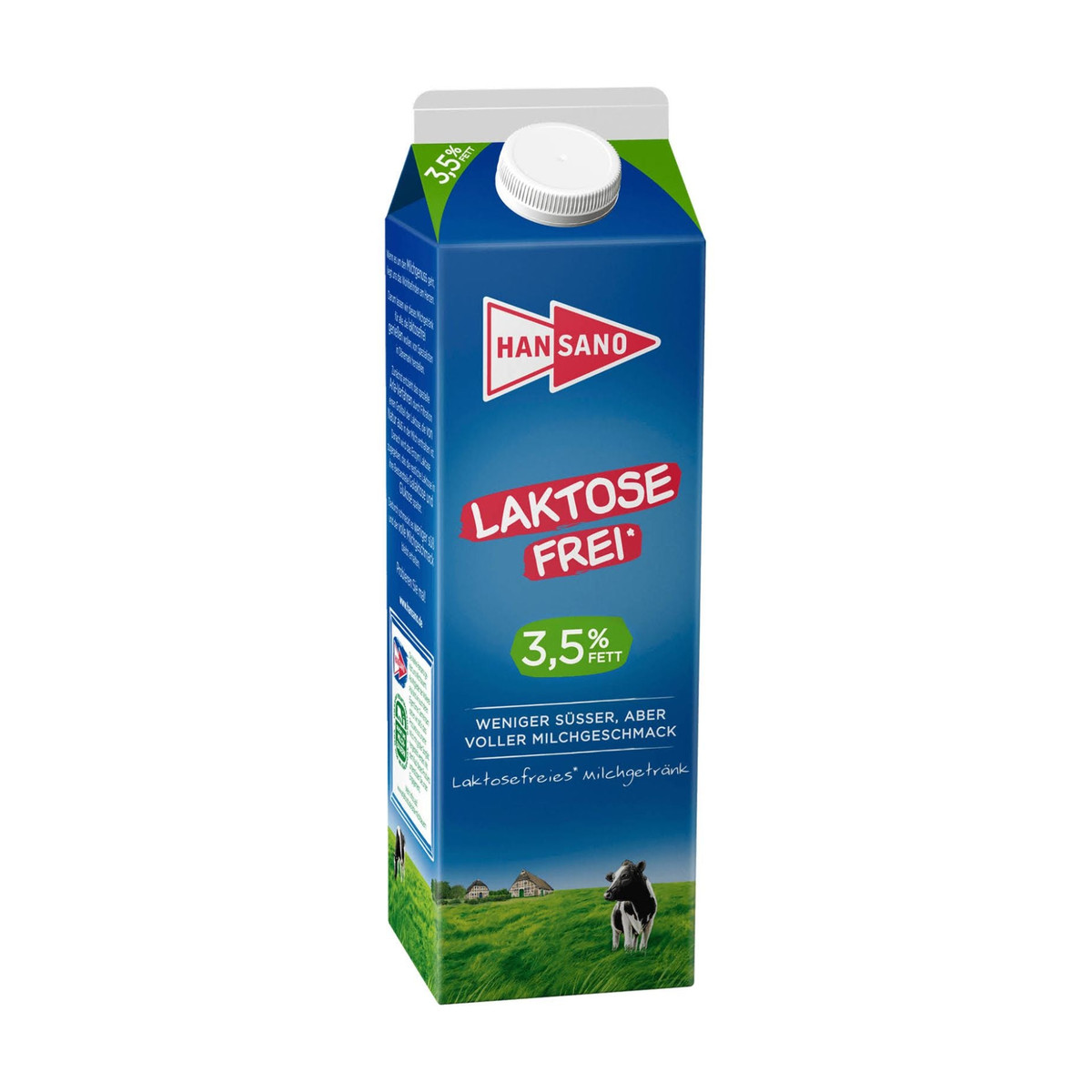 Hansano laktosefreie-Milch 3,5%1l