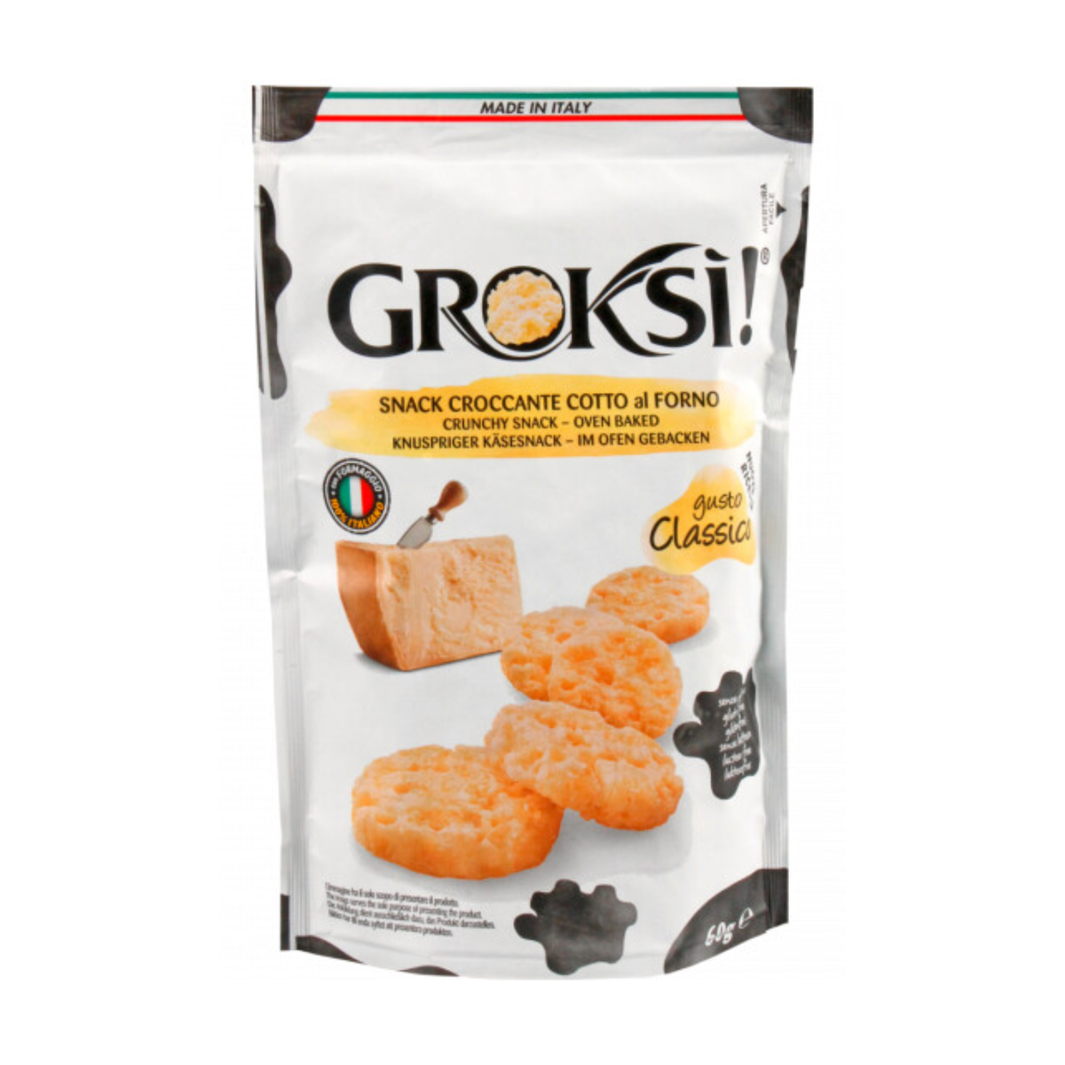 Grok Knuspriger Grana Padano Snack 60g