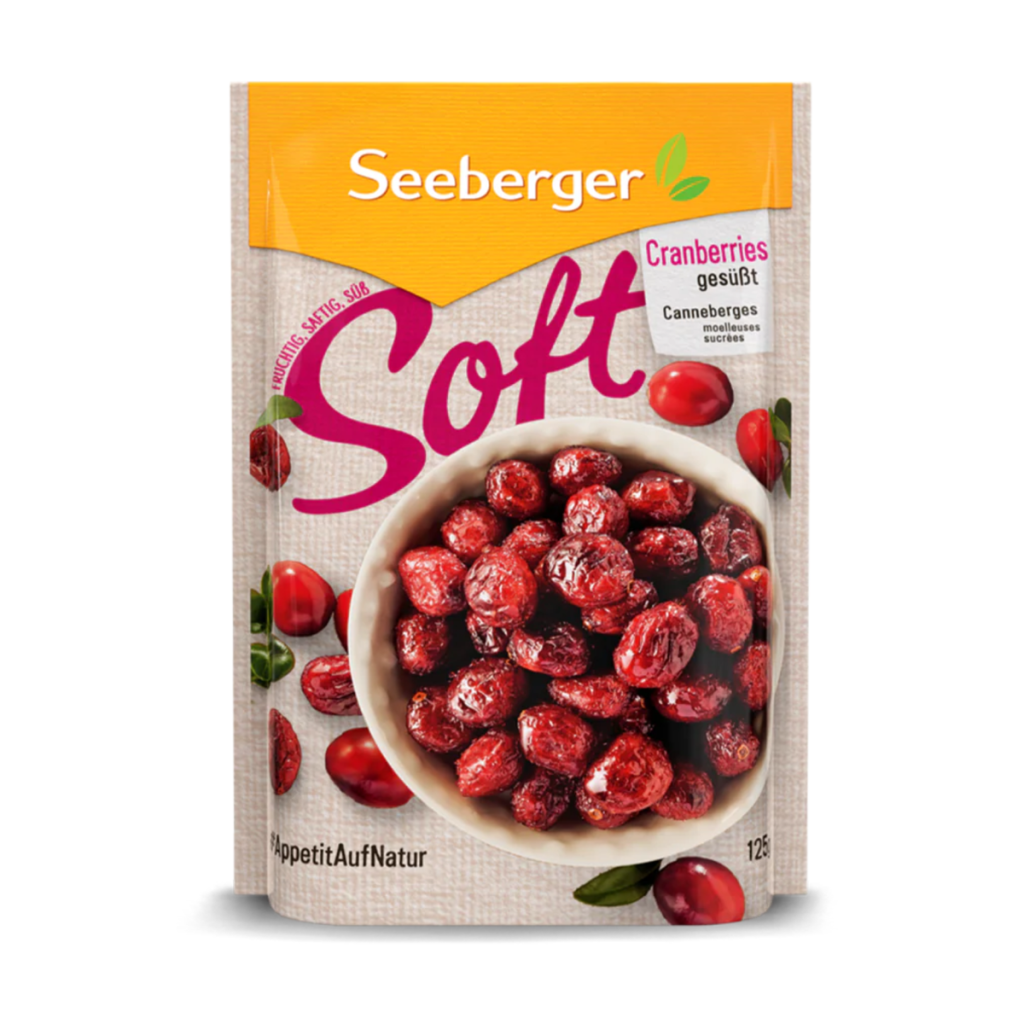 Seeberger Soft Cranberries 125g