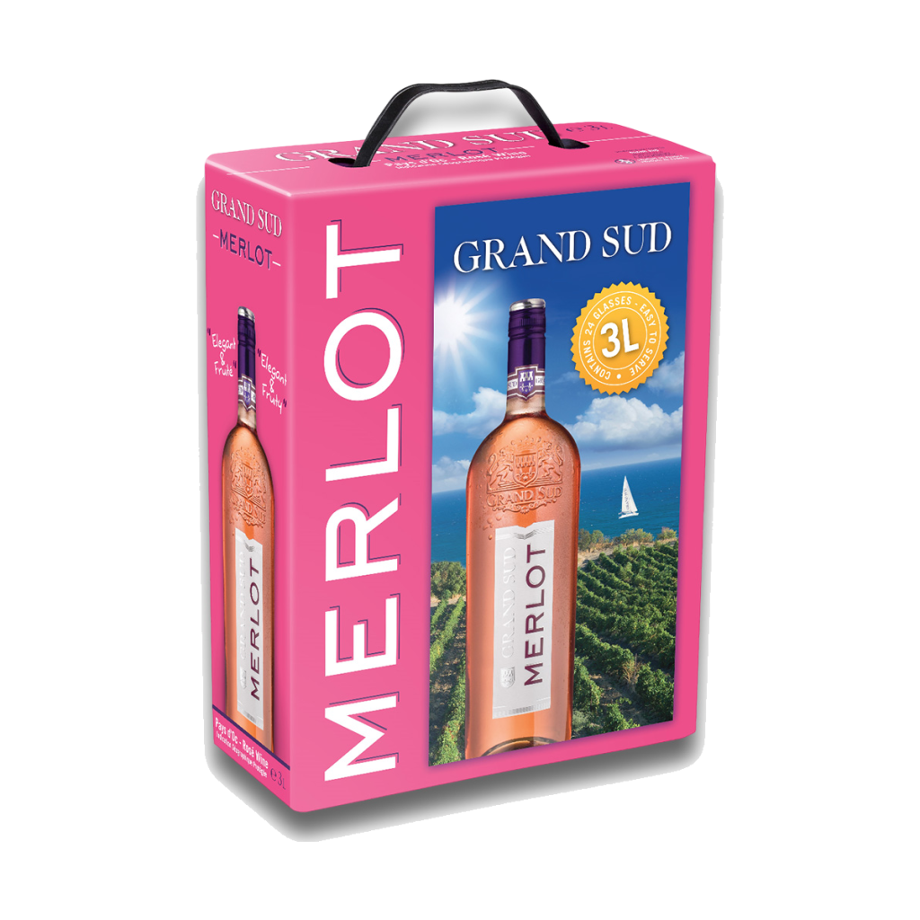 Grand Sud Merlot rose 3l