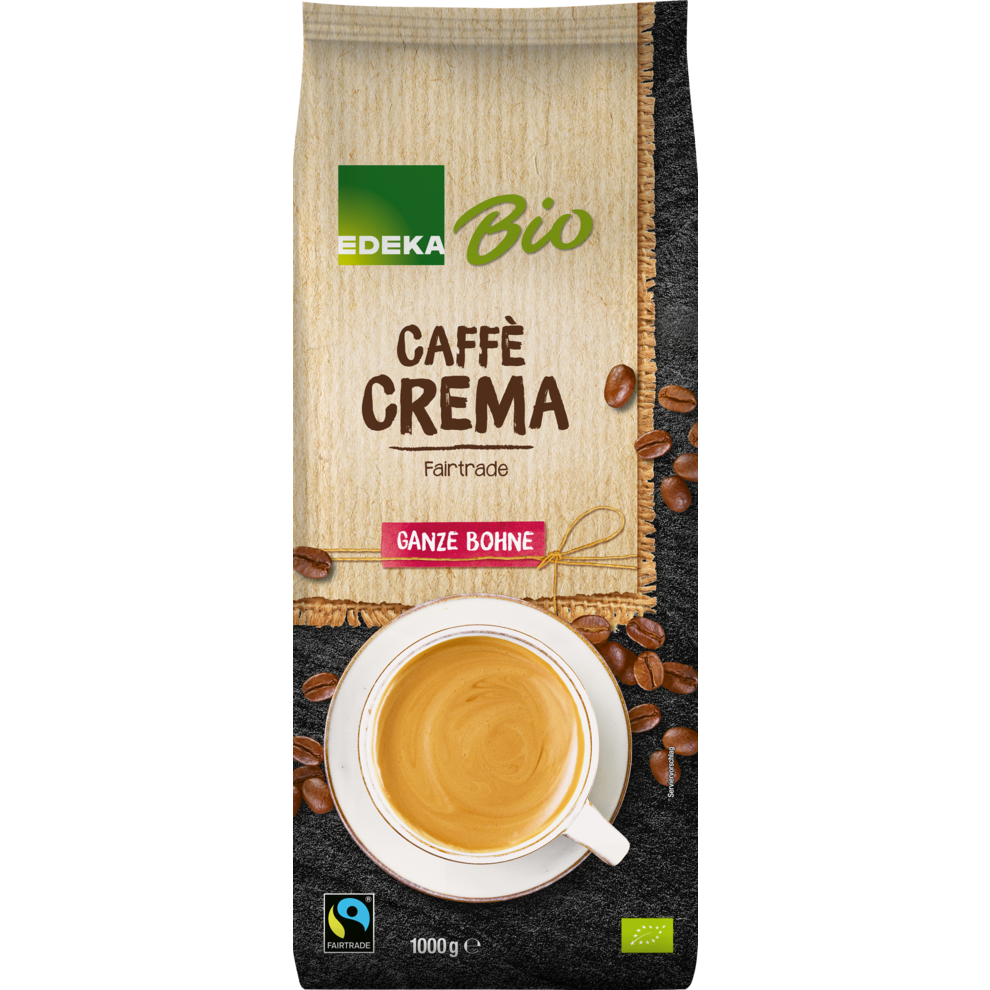 Bio EDEKA кофе крема целые фасоль 1000g