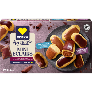 EDEKA Herzstücke Mini Eclairs Vanille/Schoko 200g