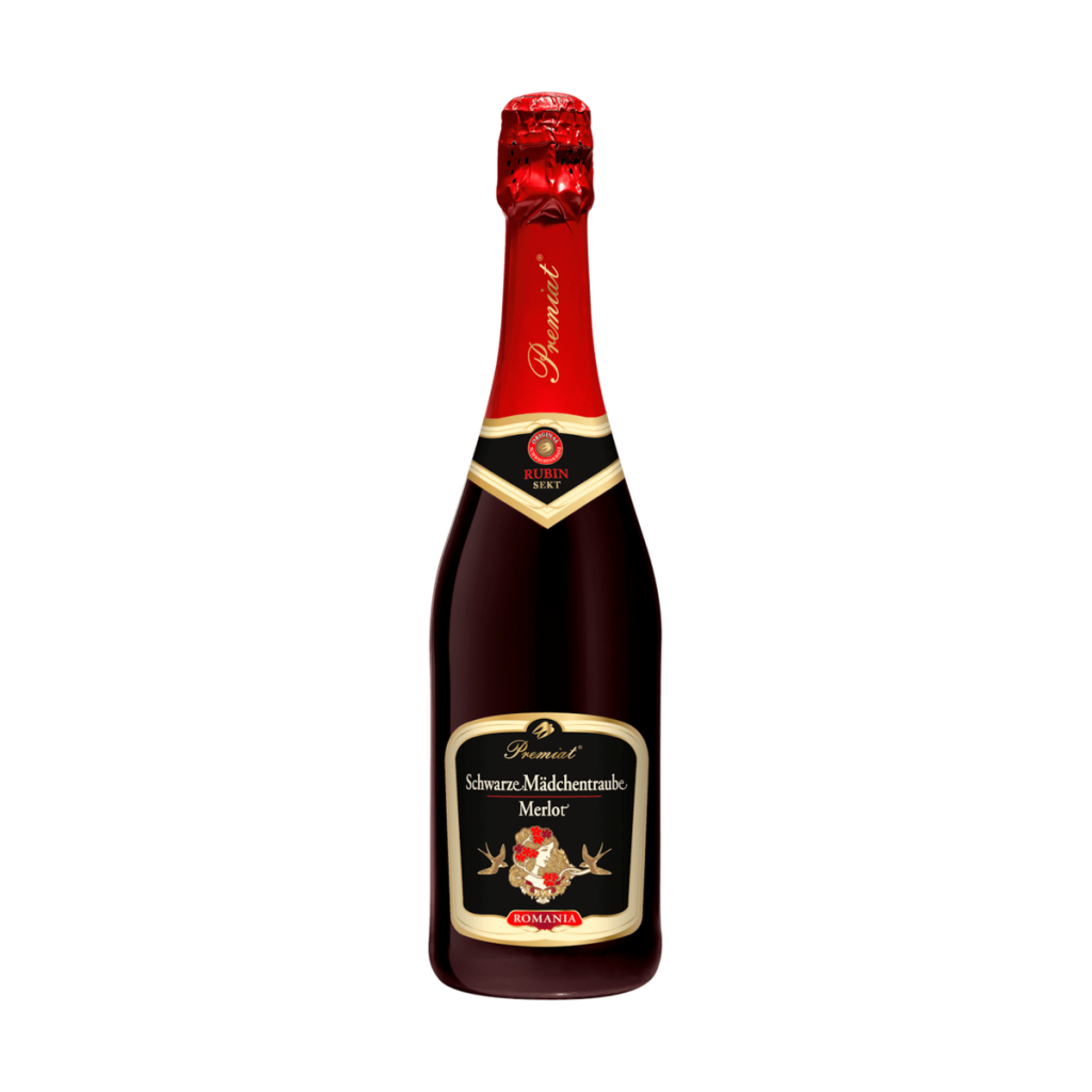 Premiat Schwarze Mädchentraube Merlot 0,75l