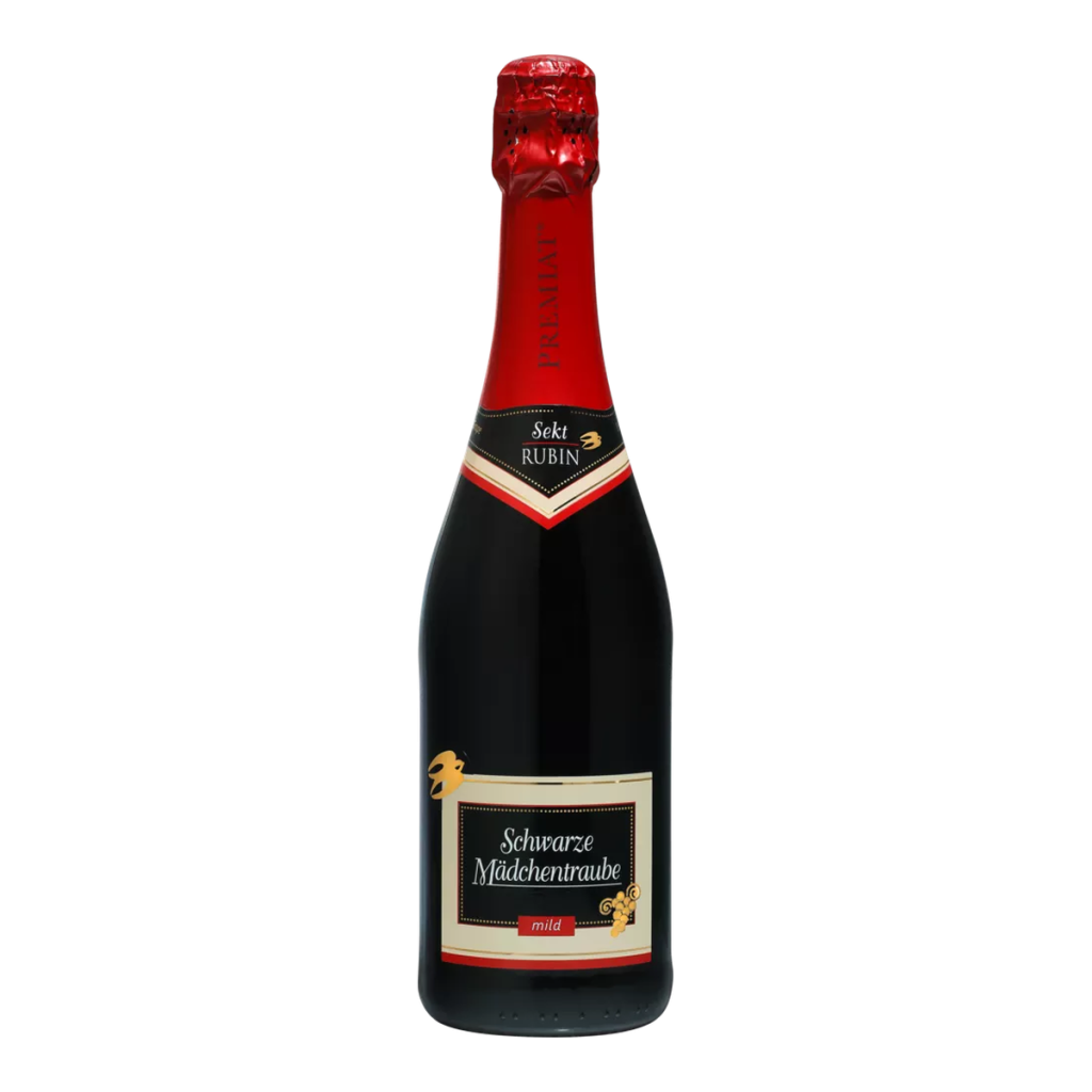 Premiat Schwarze Mädchentraube mild 0,75l