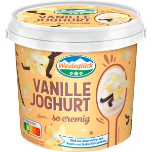 Weideglück Фруктовый йогурт ваниль 3,5% 1kg