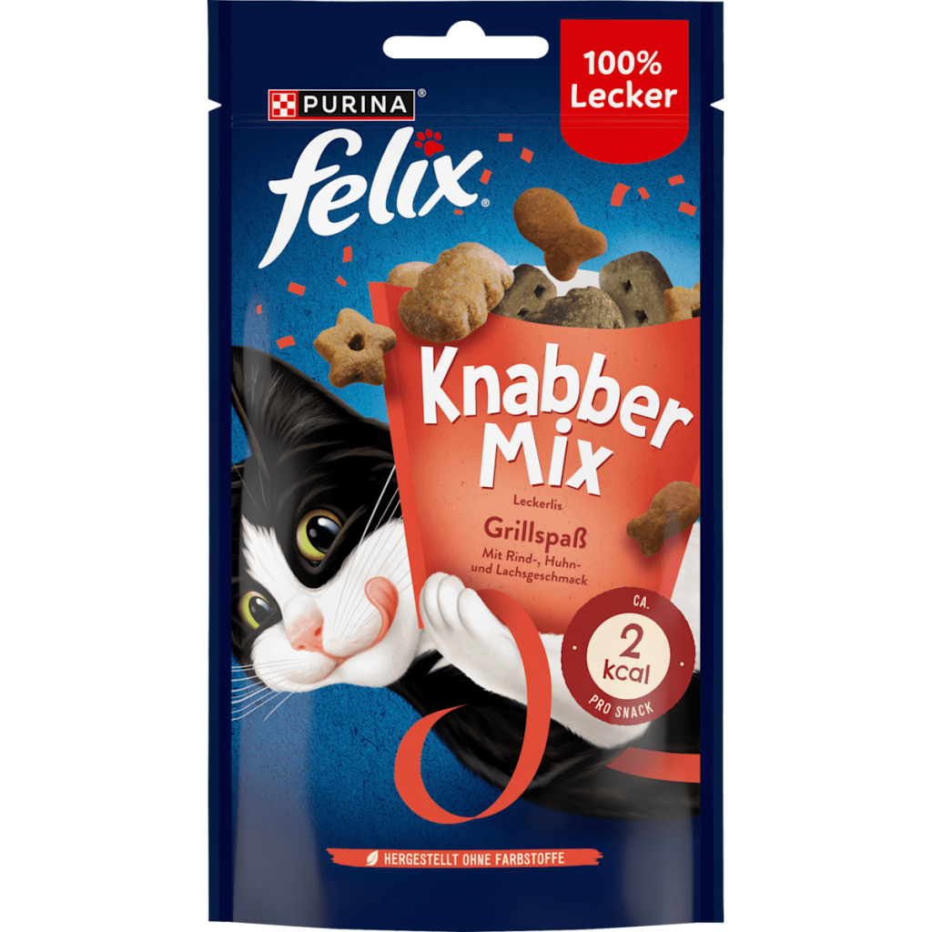 Felix Knabbermix Grillspaß Katzensnacks 60g