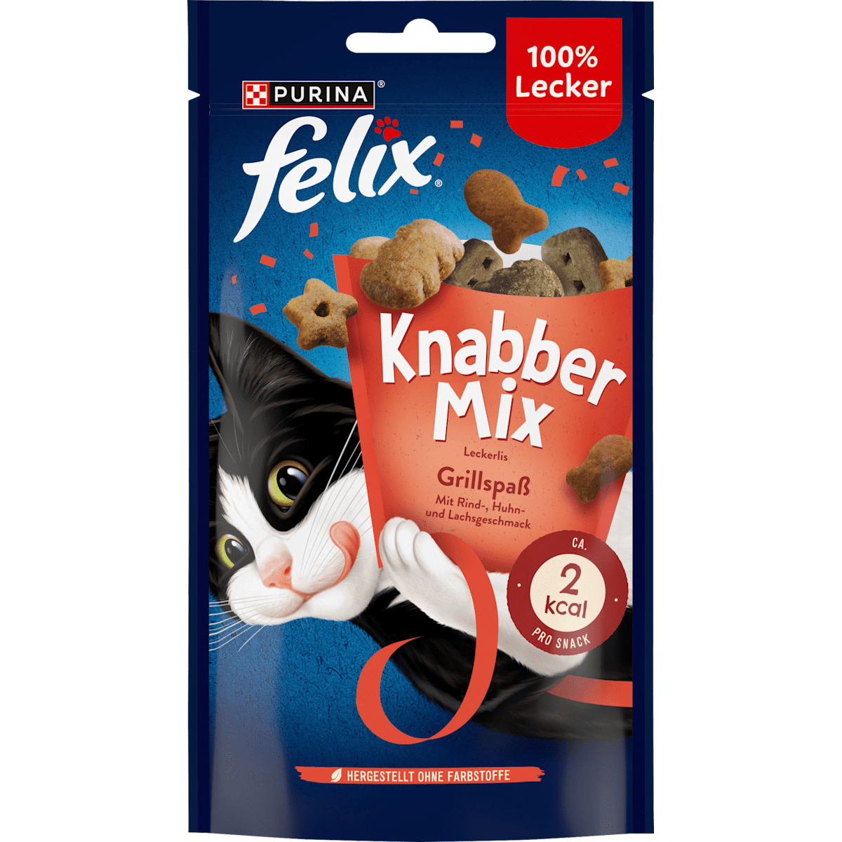 Felix Knabbermix Grillspaß Katzensnacks 60g