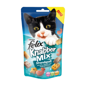 Felix Knabbermix Strandspaß Katzensnacks 60g