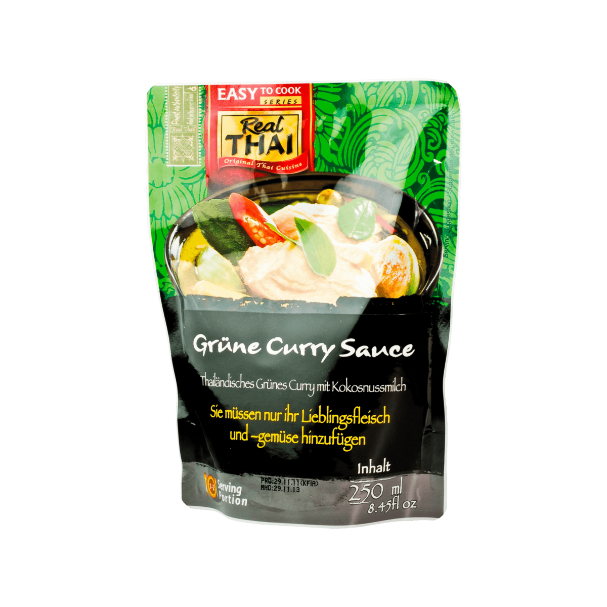 Real Thai Sauce grünes Curry 250ml