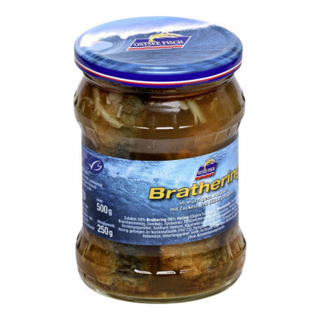 Ostsee Fisch Brathering gebraten 500g