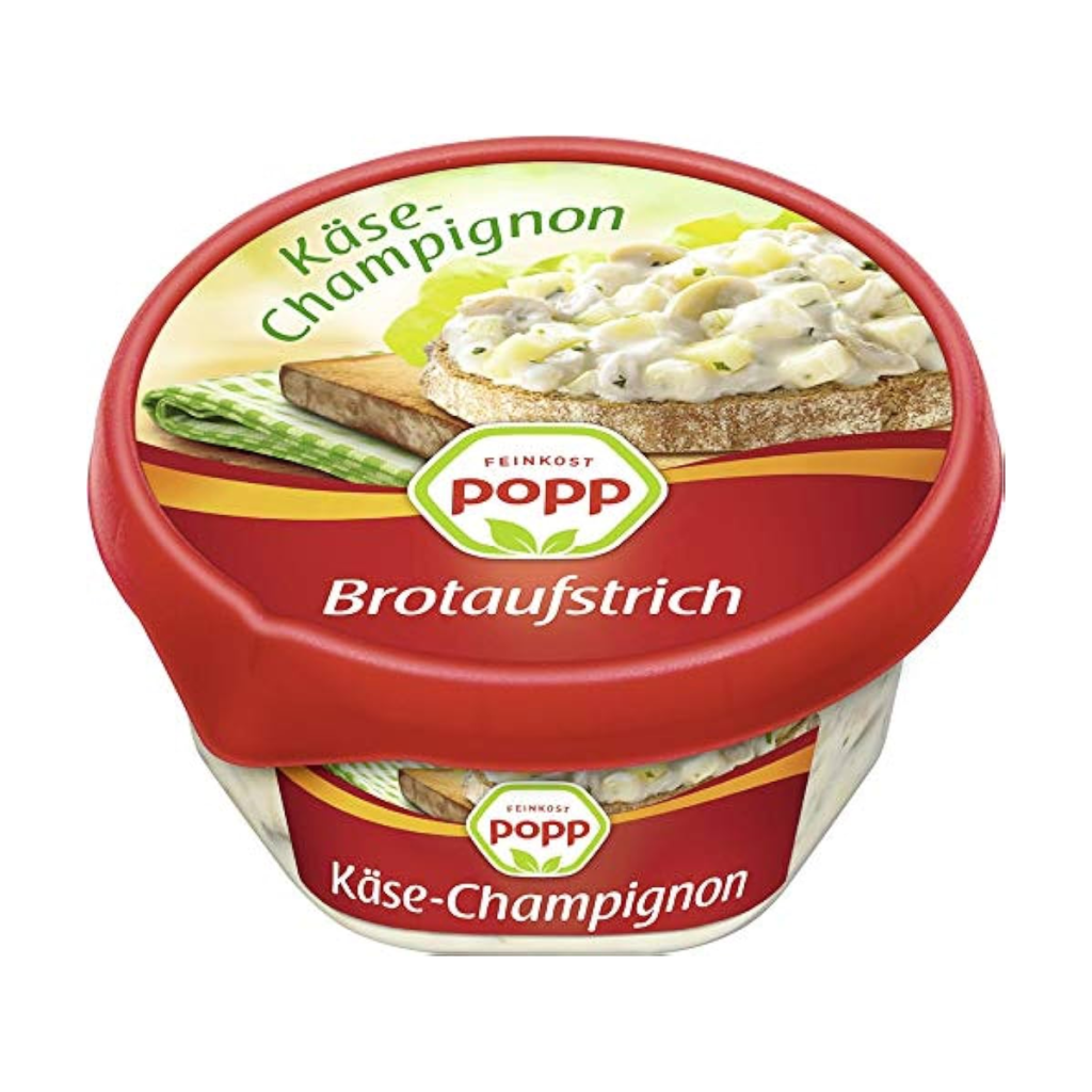 Popp Brotaufstrich Käse Champignon 150g