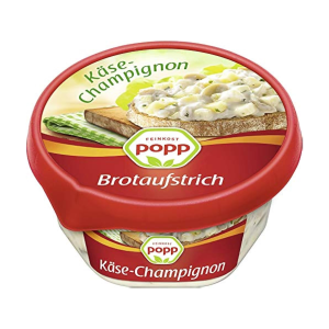 Popp Brotaufstrich Käse Champignon 150g