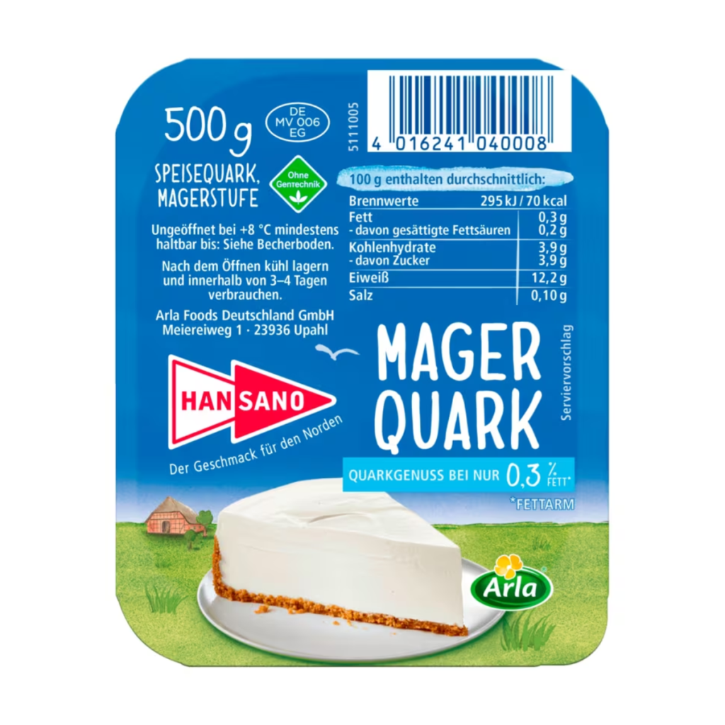 Hansano Speisequark mager 500g