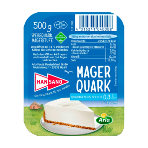 Hansano Speisequark mager 500g