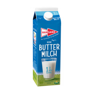 Hansano frische Buttermilch 1l