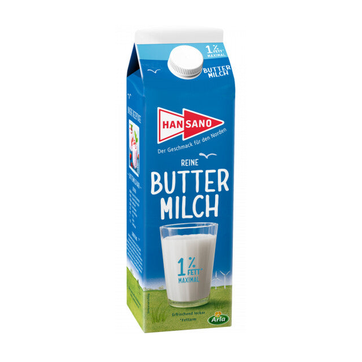 Hansano frische Buttermilch 1l
