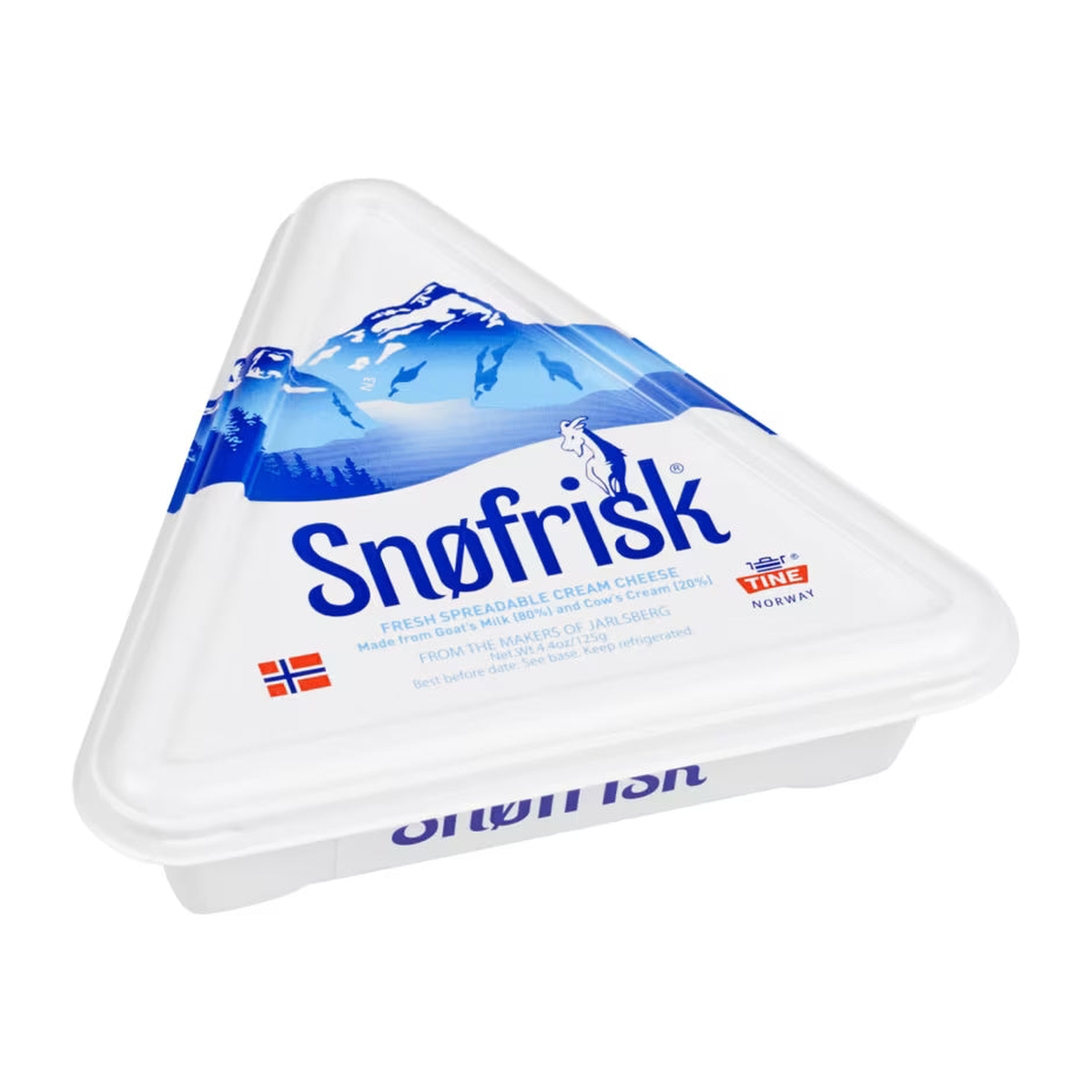 Snofrisk Frischkäse Naturell aus Ziegenmilch 70% Doppelrahmstufe 125g