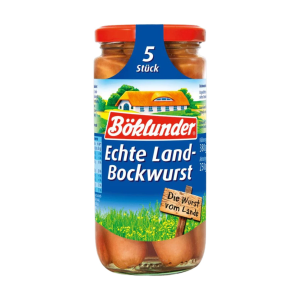 Böklunder Echte Land-Bockwurst 8ST 540g