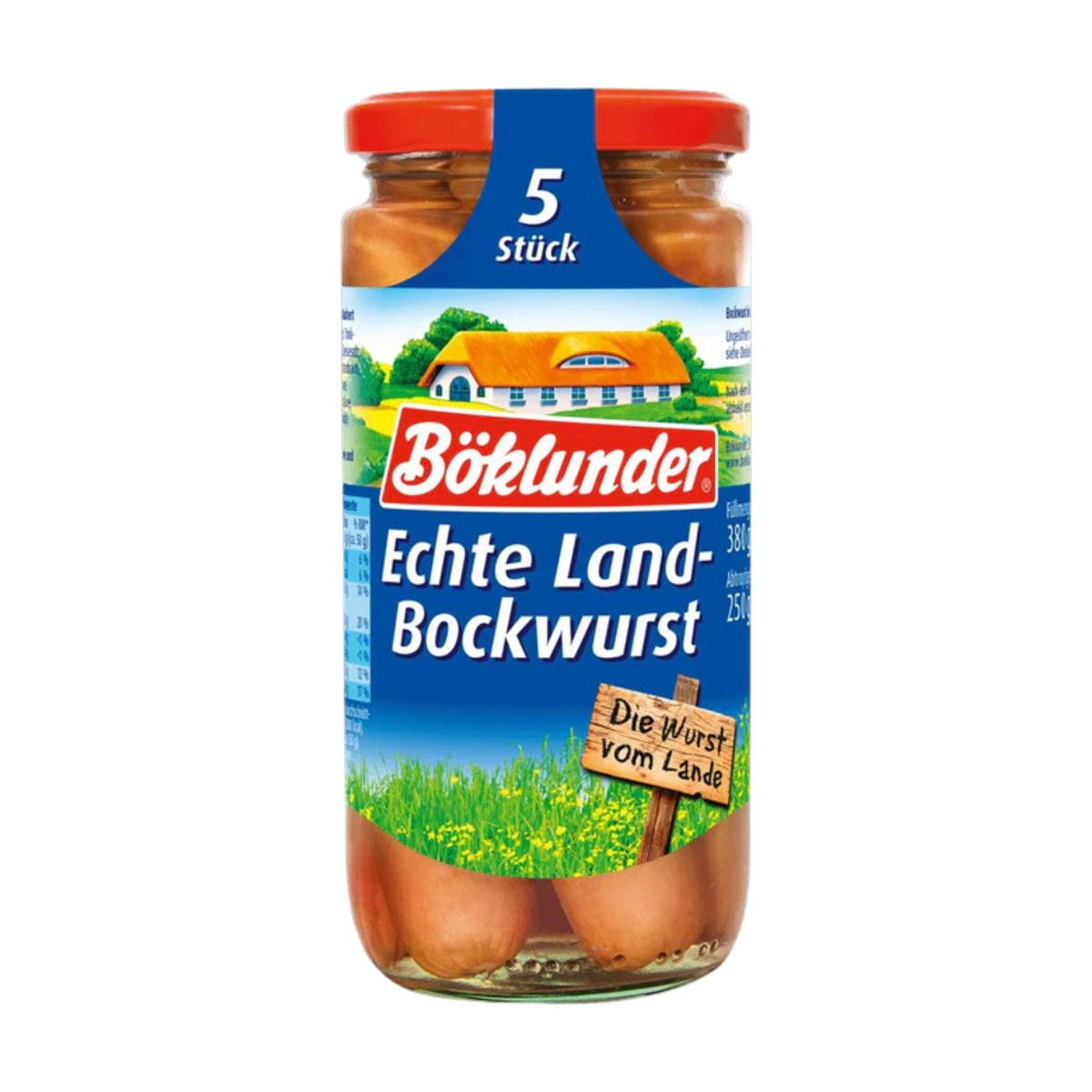 Böklunder Echte Land-Bockwurst 8ST 540g