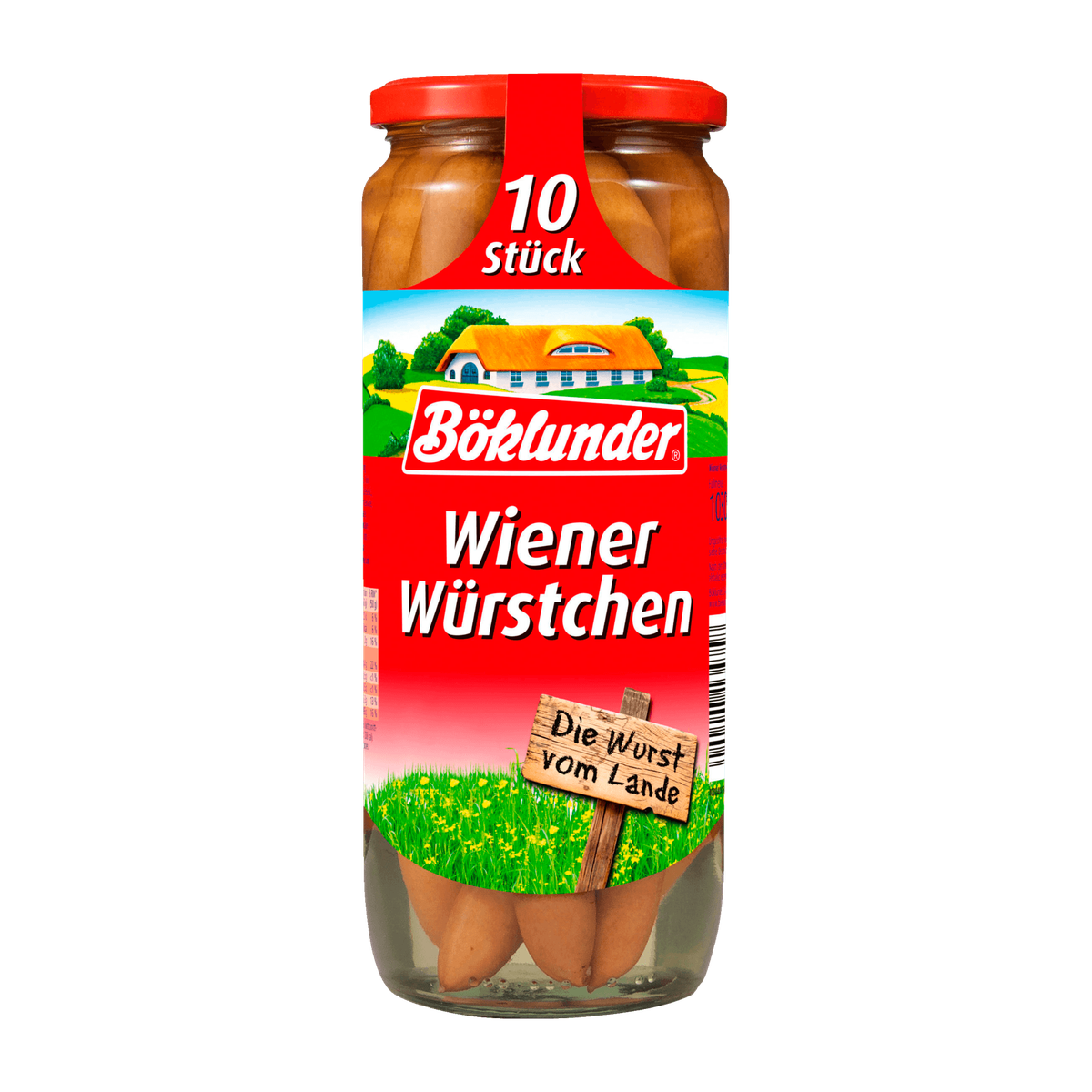 Böklunder Schleswig-Holstein Wiener Würstchen im Saitling 6ST 550g