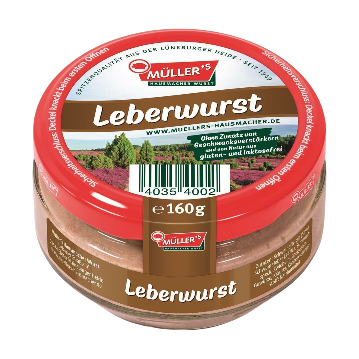Müllers Hausmacher Leberwurst 160g